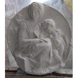 LR 176 Bassorilievo Tondo Pitti - Michelangelo - h. cm. 50x46