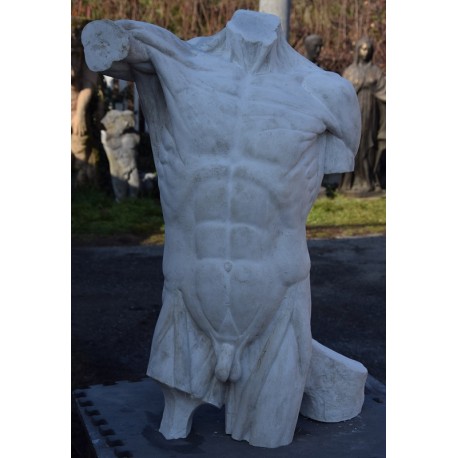 LT 18 Torso tuttotondo Scorticato di Houdon h. cm. 60